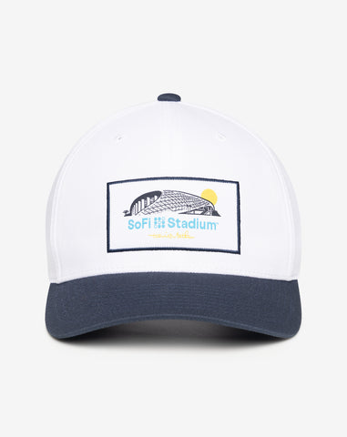 SOFI-TM END ZONE ADJ CAP-WHT