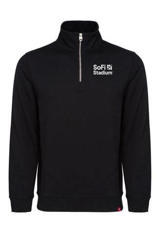 SOFI-NAVIGATOR FRENCH TERRY 1/4 ZIP PULLOVER-BLK