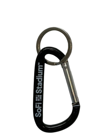 SOFI-SOFI STADIUM CARABINER KEYCHAIN-BLK